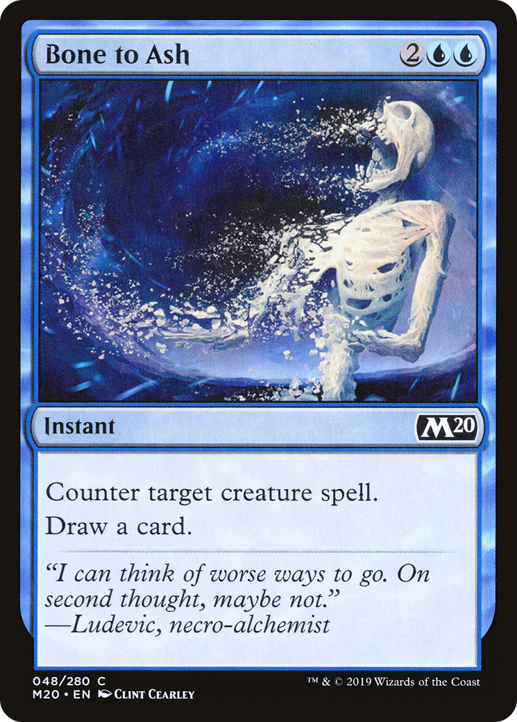 Image of Bone to Ash (M20-048) - Core Set 2020 Foil