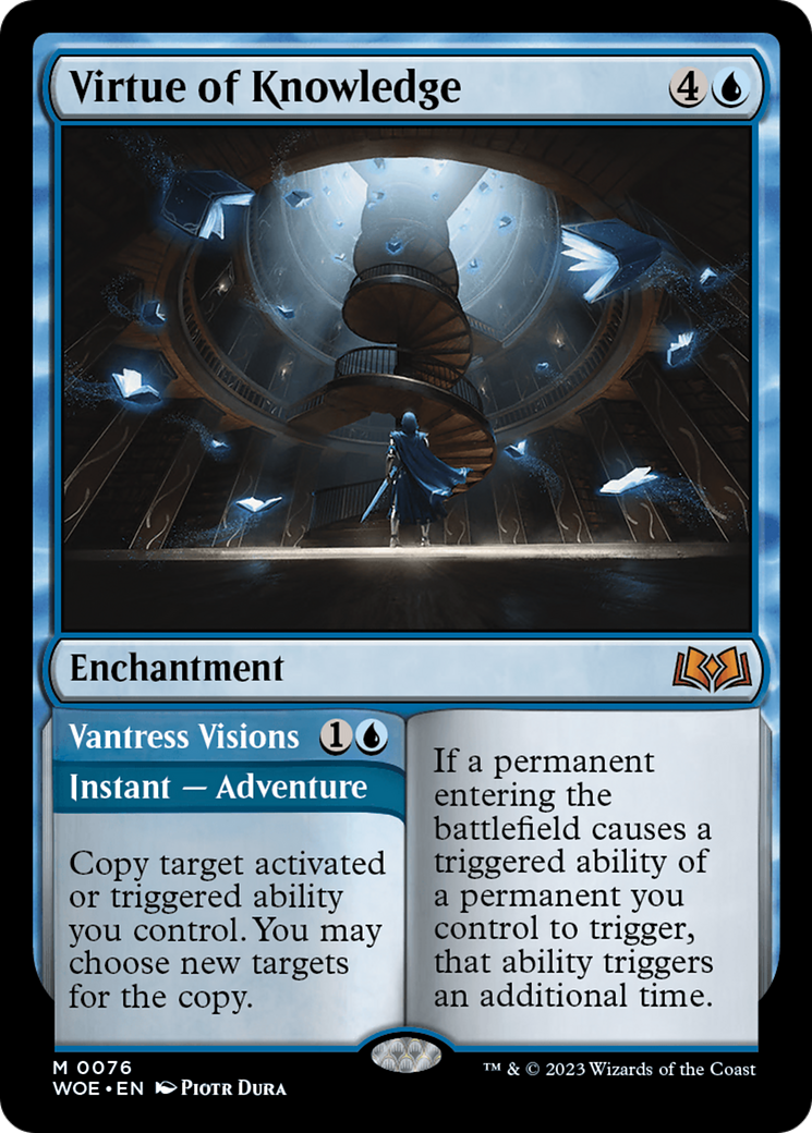 Image of Virtue of Knowledge (WOE-076) - Wilds of Eldraine