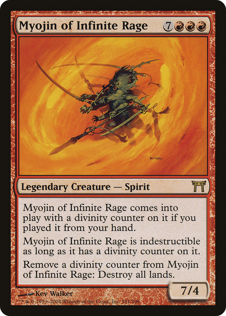 Image of Myojin of Infinite Rage (CHK-181) - Champions of Kamigawa