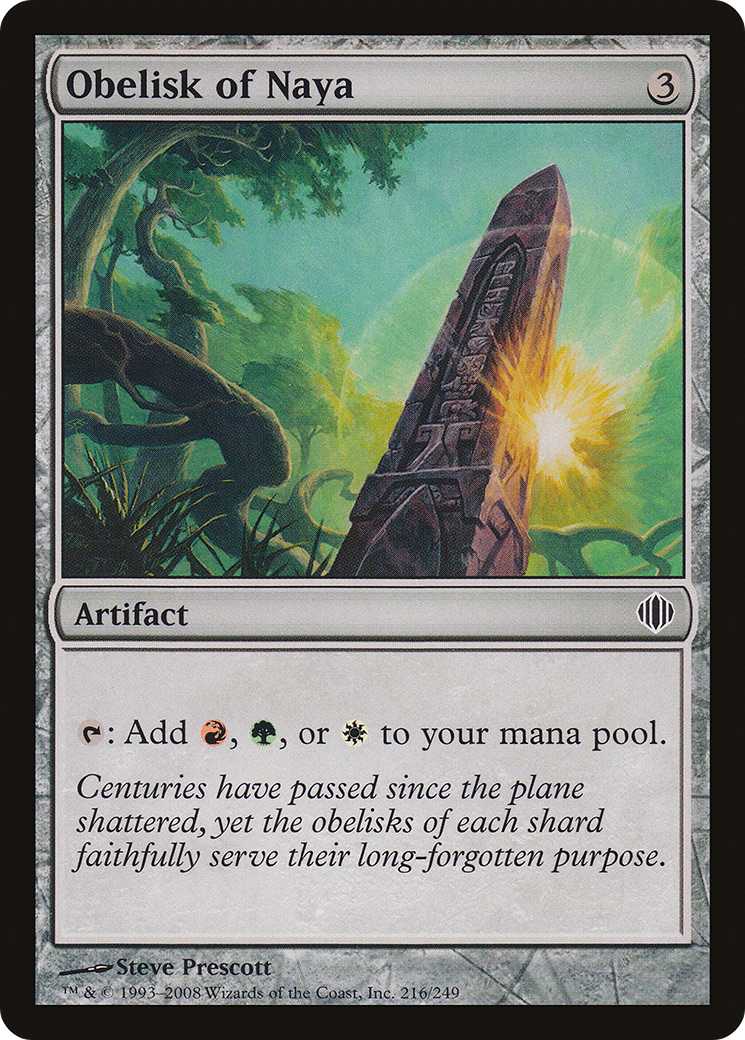 Image of Obelisk of Naya (ALA-216) - Shards of Alara