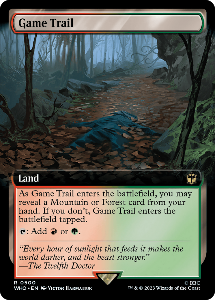 Image of Game Trail (Extended Art) (WHO-500) - Doctor Who: (Extended Art) Foil