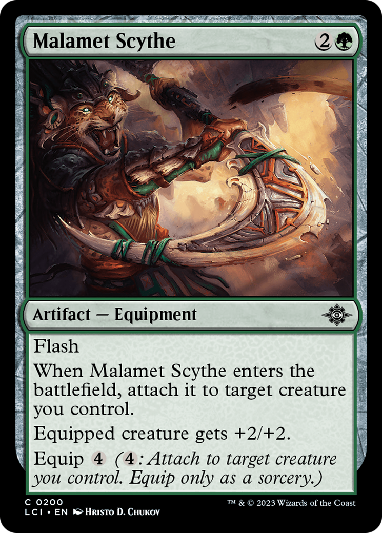 Image of Malamet Scythe (LCI-200) - The Lost Caverns of Ixalan Foil