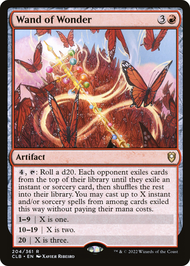 Image of Wand of Wonder (CLB-204) - Commander Legends: Battle for Baldur's Gate Foil