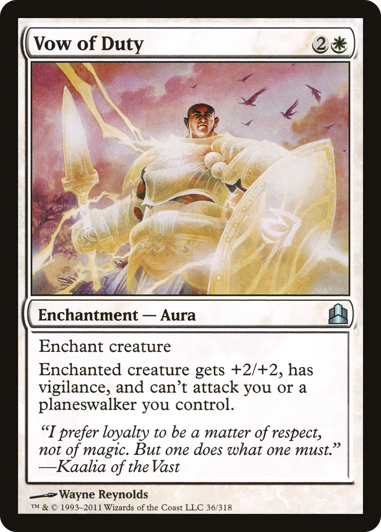 Image of Vow of Duty (CMD-036) - Commander 2011