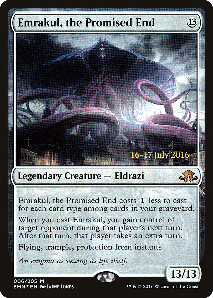 Image of Emrakul, the Promised End (PRE-006) - Eldritch Moon Promos Foil