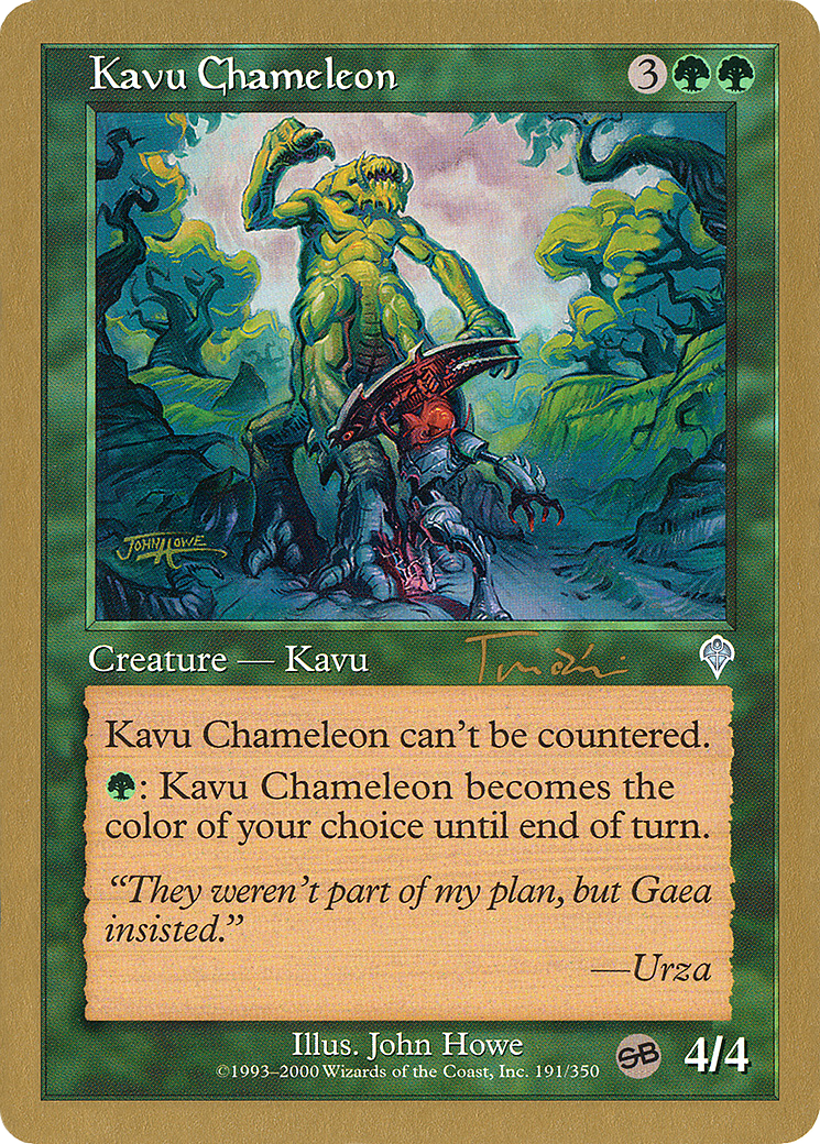 Image of Kavu Chameleon - 2001 Jan Tomcani (INV) (SB) (WCD-) - World Championship Decks 2001