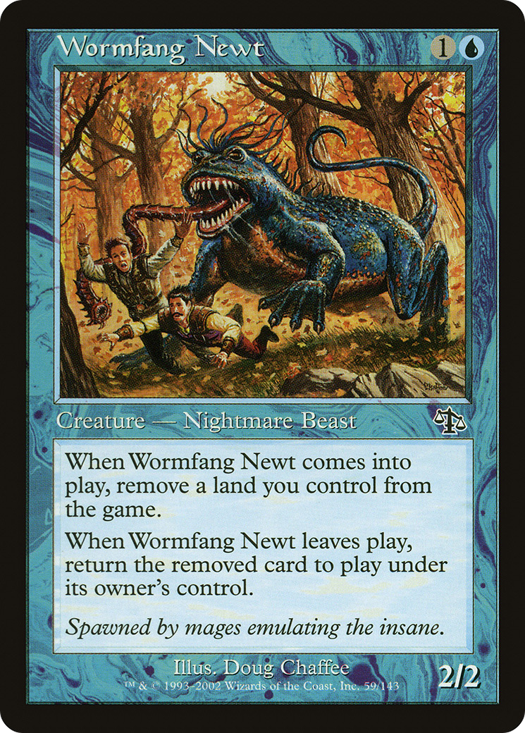 Image of Wormfang Newt (JUD-059) - Judgment Foil
