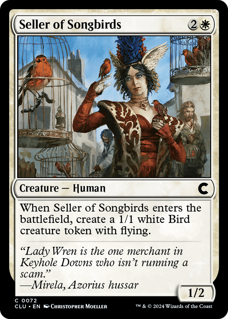 Image of Seller of Songbirds (CLU-072) - Ravnica: Clue Edition