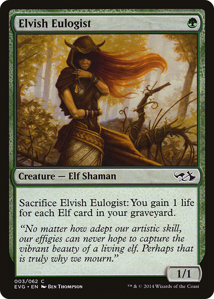 Image of Elvish Eulogist (DD3-003) - Duel Decks Anthology: Elves vs. Goblins