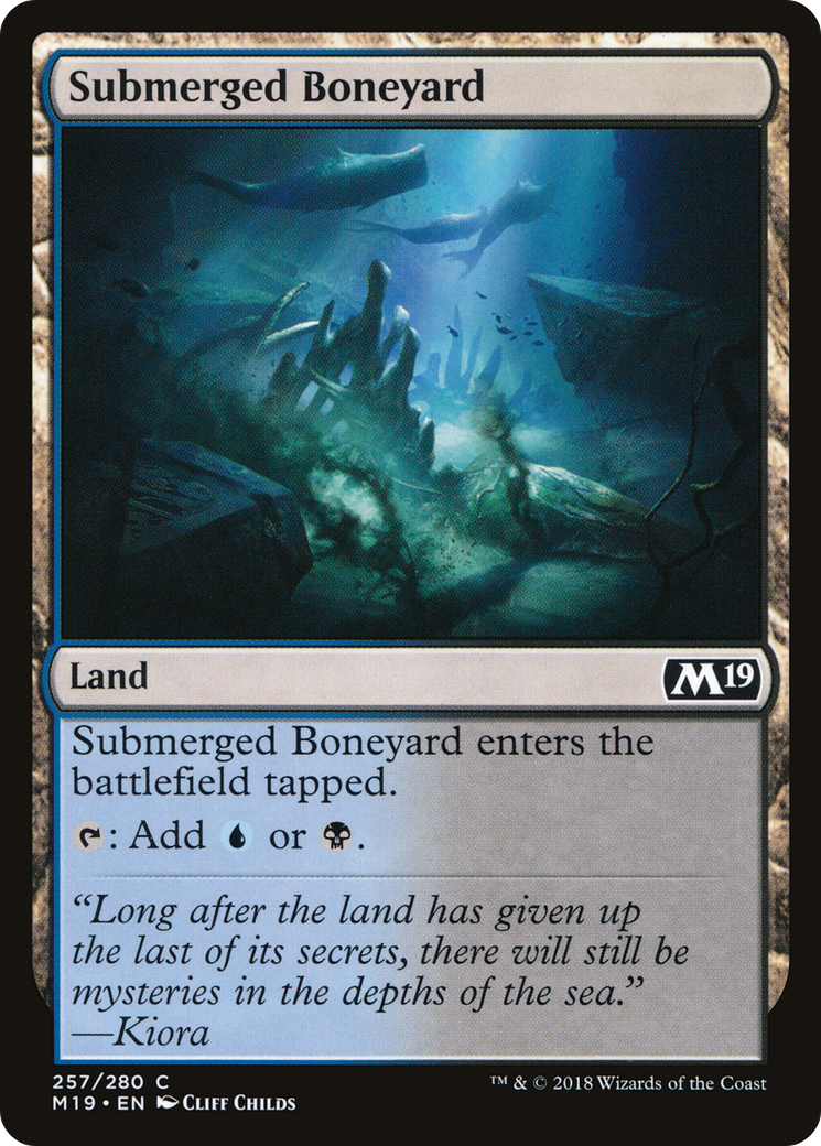 Image of Submerged Boneyard (M19-257) - Core Set 2019