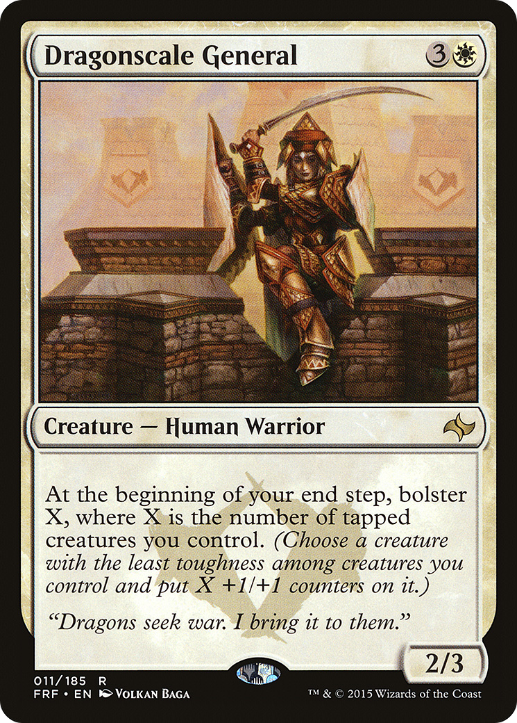 Image of Dragonscale General (FRF-011) - Fate Reforged Foil