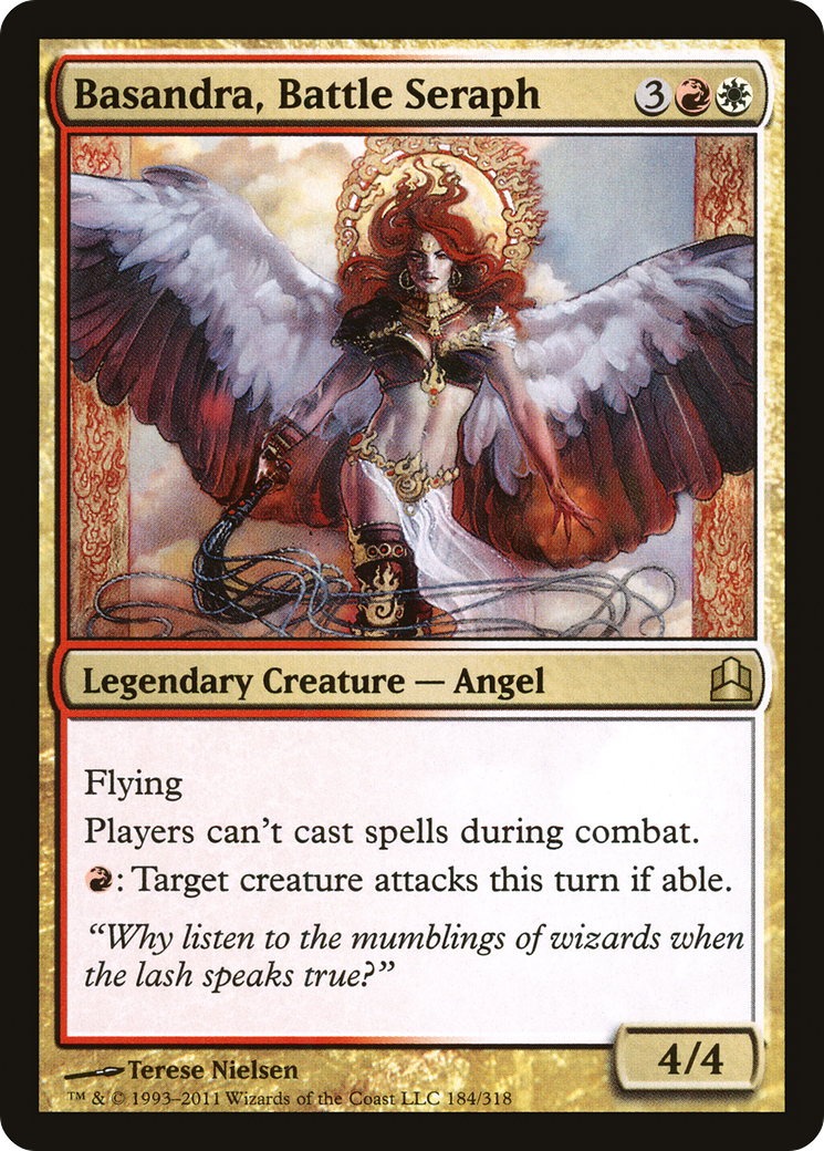 Image of Basandra, Battle Seraph (CMD-184) - Commander 2011