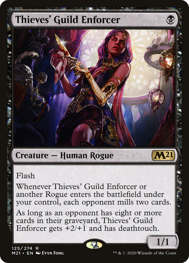 Image of Thieves' Guild Enforcer (M21-125) - Core Set 2021 Foil