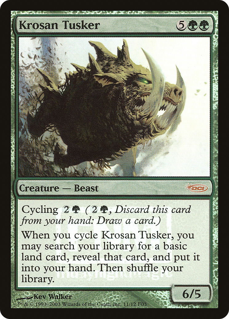 Image of Krosan Tusker (FNM-) - Friday Night Magic 2003 Foil
