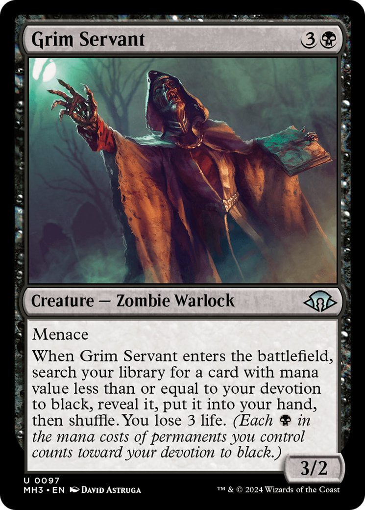 Image of Grim Servant (MH3-097) - Modern Horizons 3 Foil