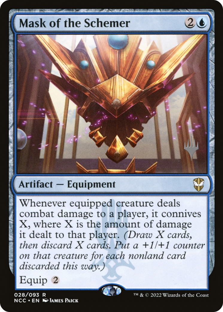 Image of Mask of the Schemer (PPSNC-028) - New Capenna Commander Promos Foil