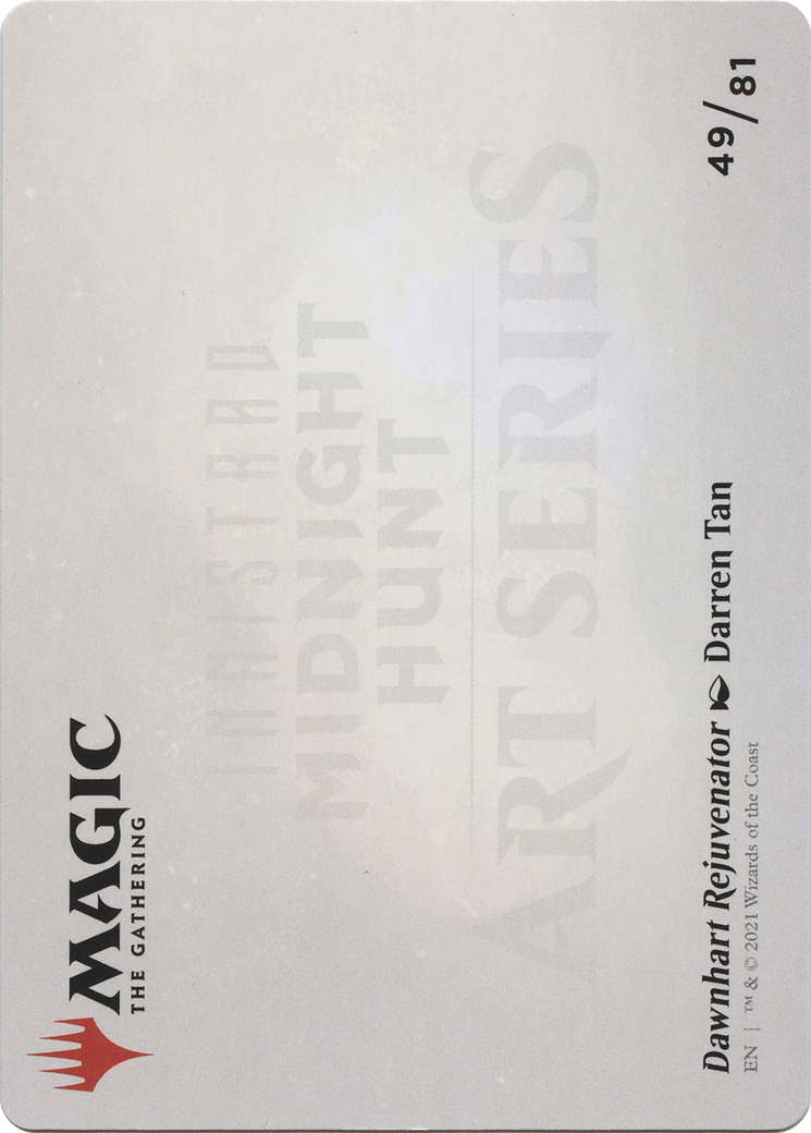 Image of Dawnhart Rejuvenator // Dawnhart Rejuvenator (AMID-049) - Midnight Hunt Art Series (Borderless) Foil