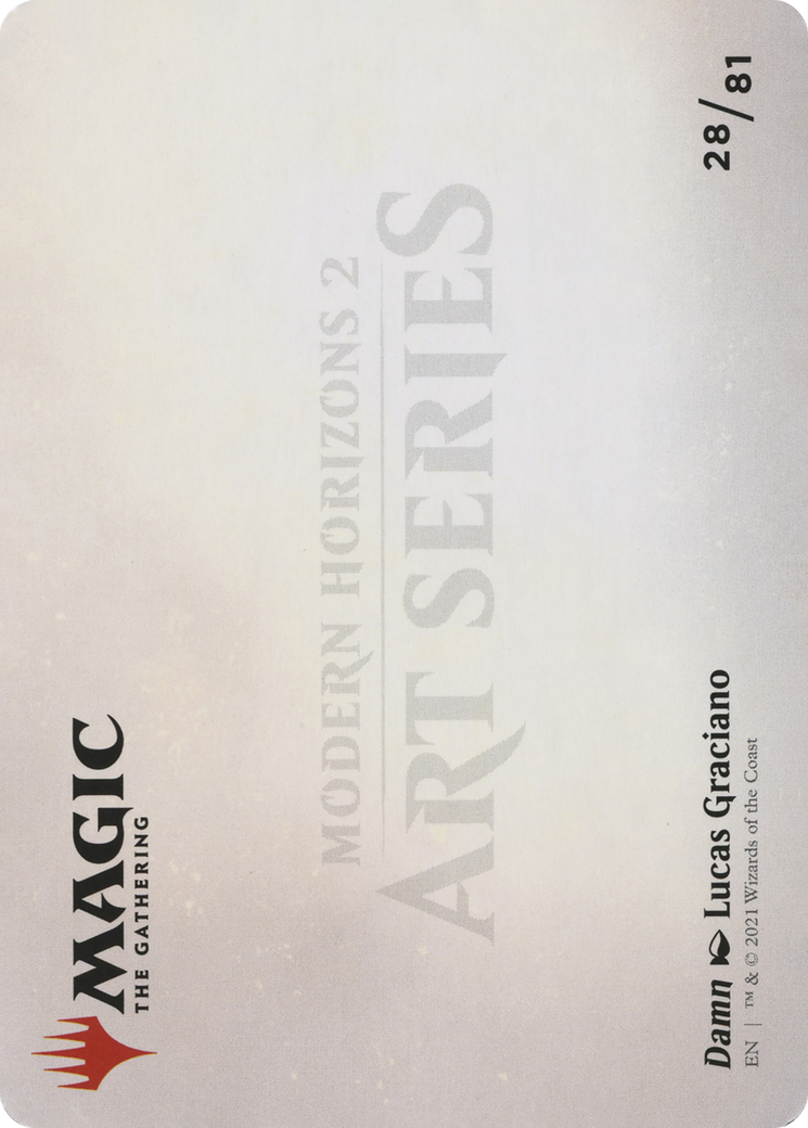 Image of Damn // Damn (AMH2-028) - Modern Horizons 2 Art Series (Borderless)