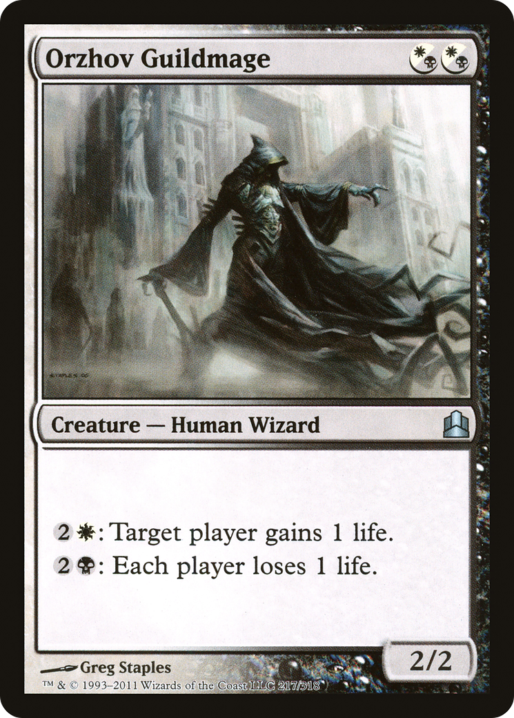 Image of Orzhov Guildmage (CMD-217) - Commander 2011
