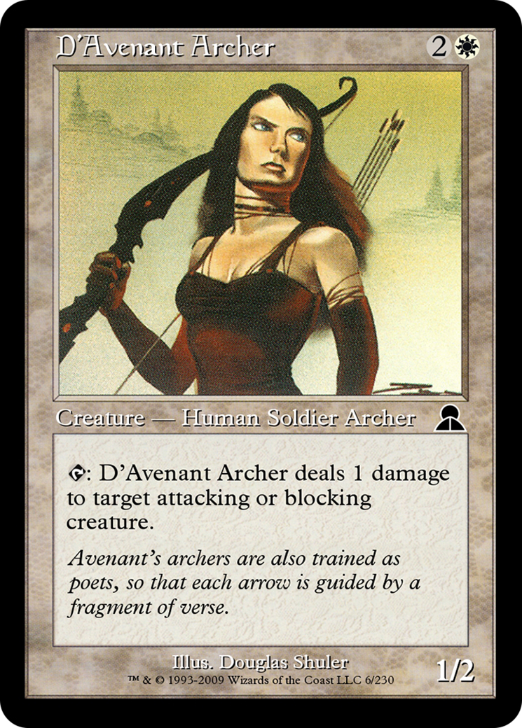 Image of D'Avenant Archer (ME3-006) - Masters Edition III Foil