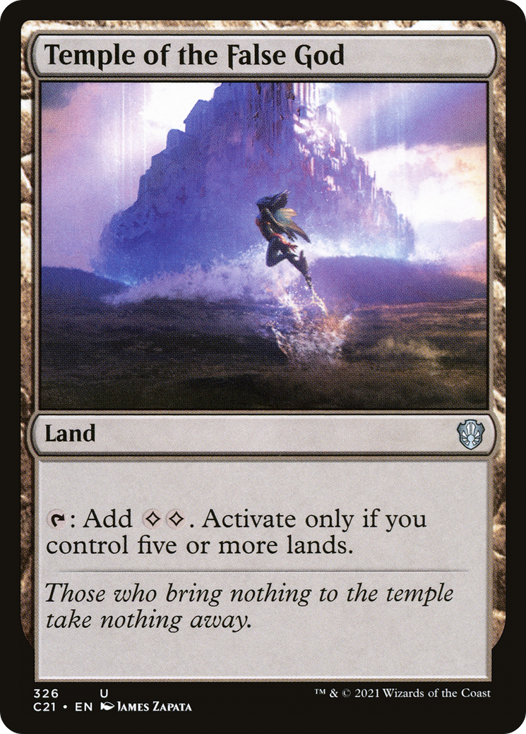 Image of Temple of the False God (C21-326) - Commander 2021
