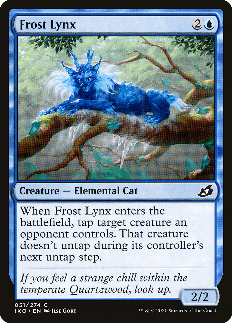 Image of Frost Lynx (IKO-051) - Ikoria: Lair of Behemoths Foil
