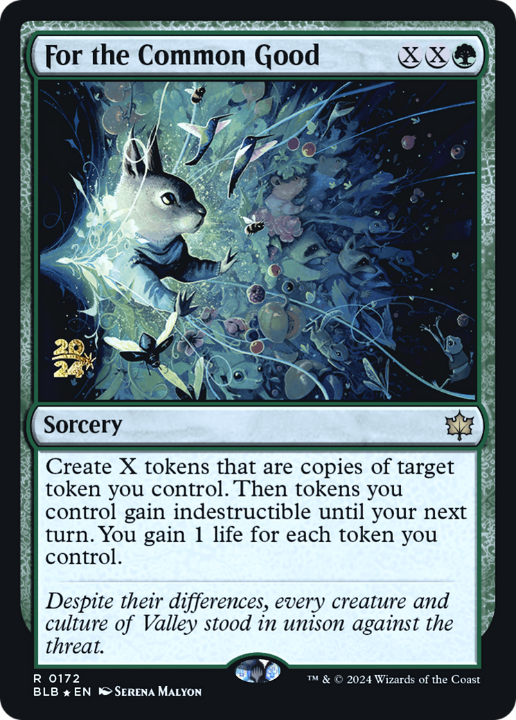 Image of For the Common Good (PRE-172) - Bloomburrow Promos Foil