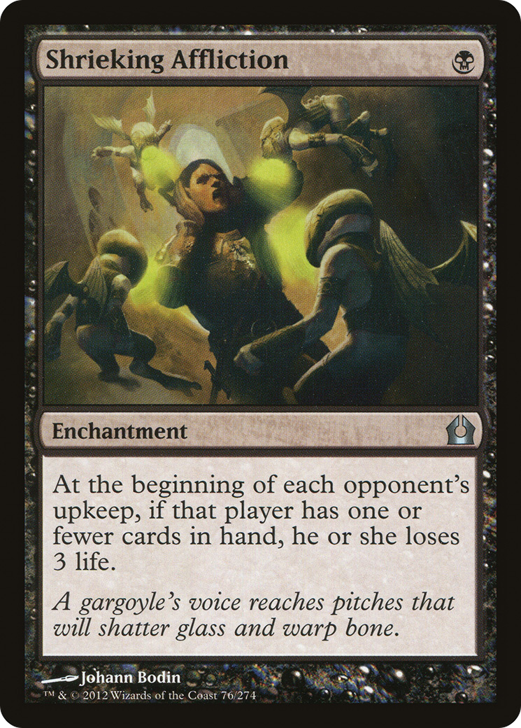 Image of Shrieking Affliction (RTR-076) - Return to Ravnica Foil