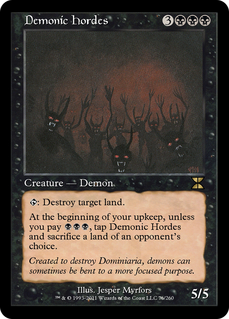 Image of Demonic Hordes (ME4-076) - Masters Edition IV