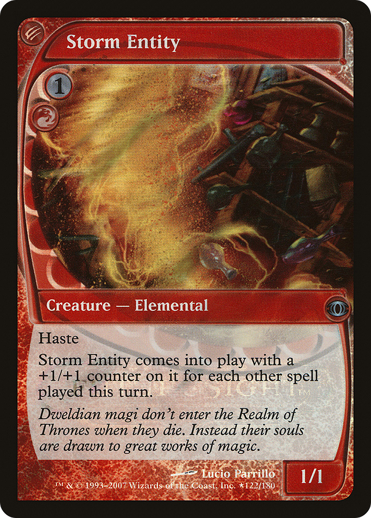 Image of Storm Entity (LARP-122) - Future Sight Promos Foil