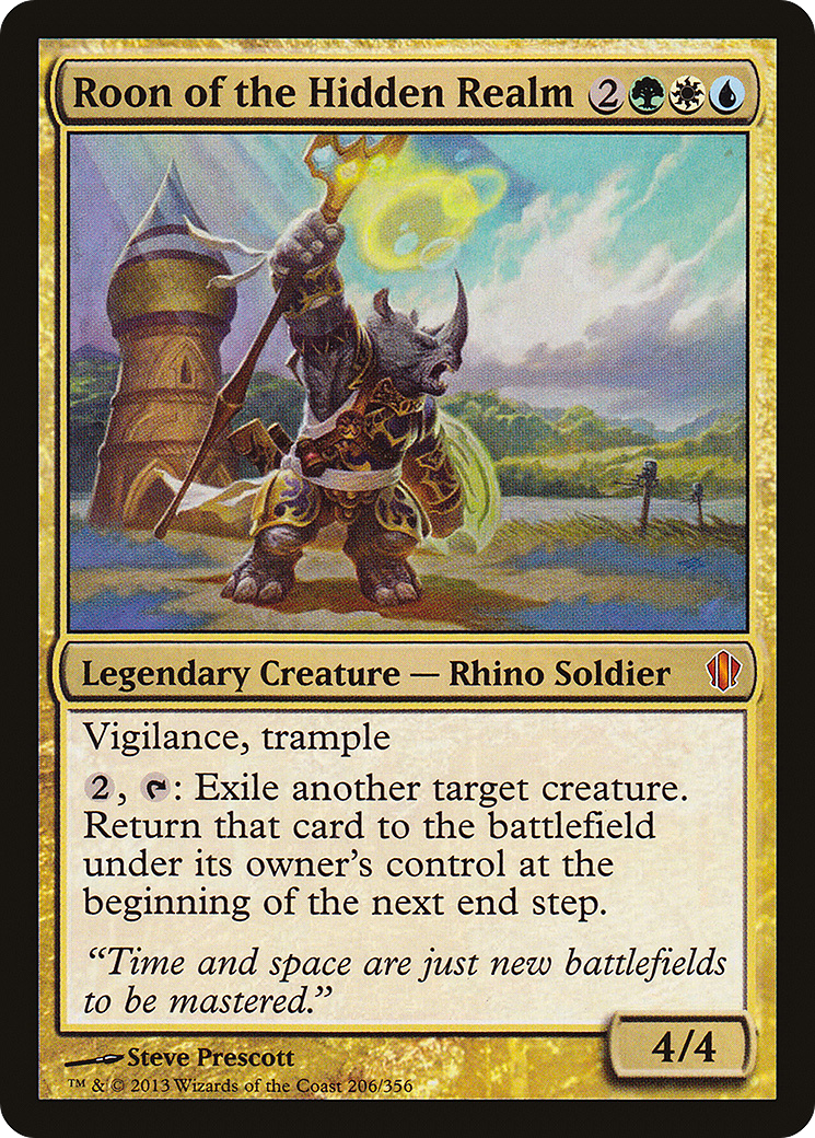 Image of Roon of the Hidden Realm (C13-206) - Commander 2013