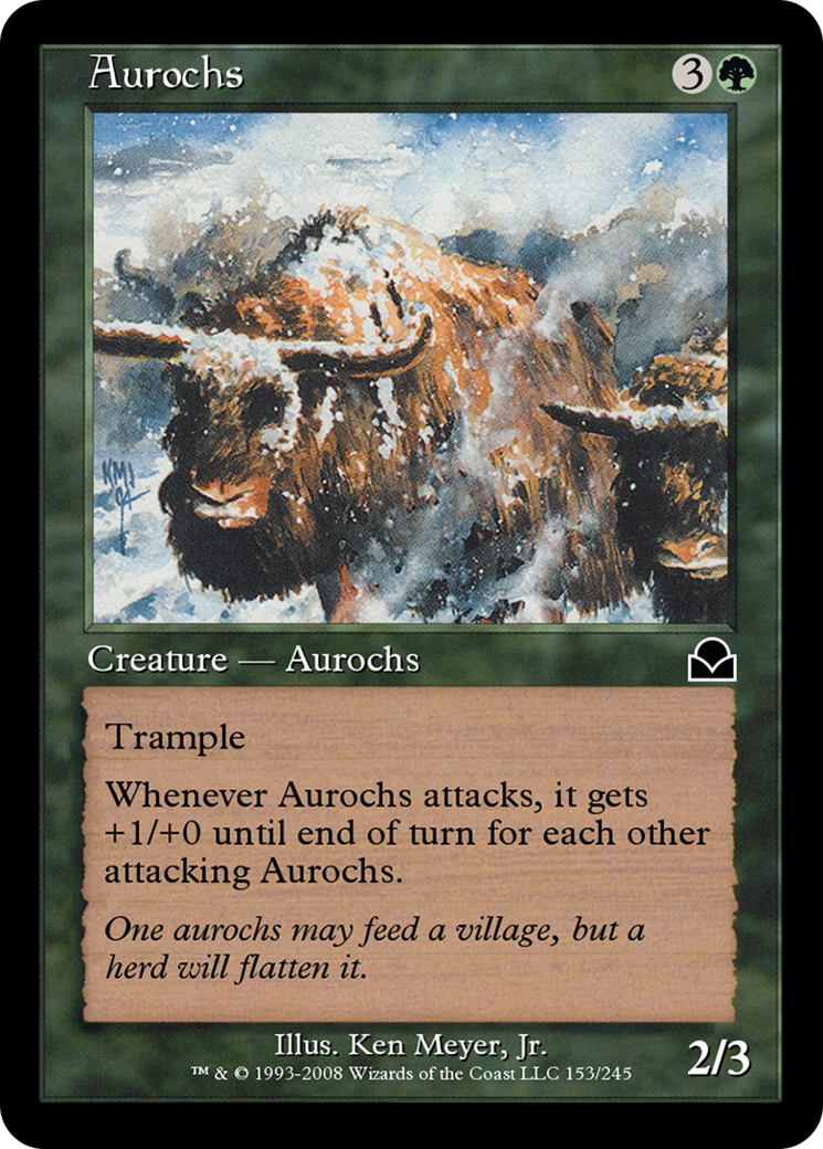 Image of Aurochs (ME2-153) - Masters Edition II Foil