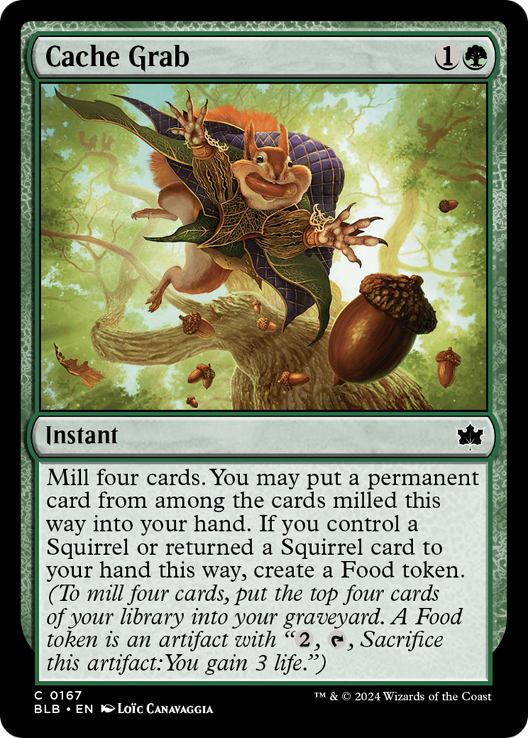 Image of Cache Grab (BLB-167) - Bloomburrow