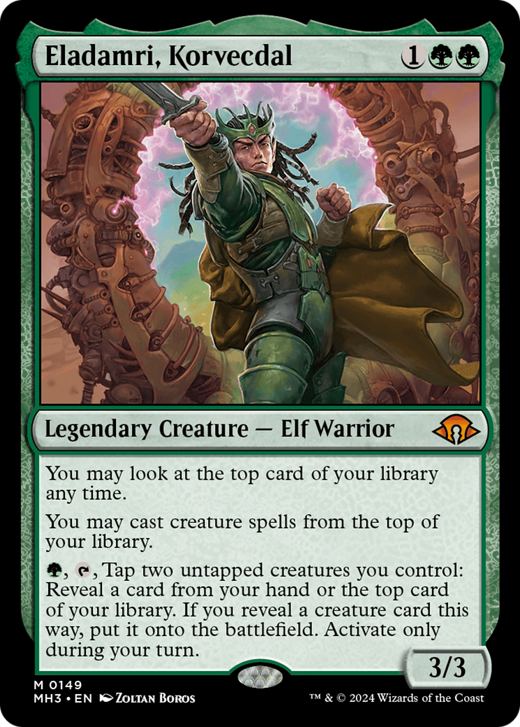 Image of Eladamri, Korvecdal (MH3-149) - Modern Horizons 3 Foil