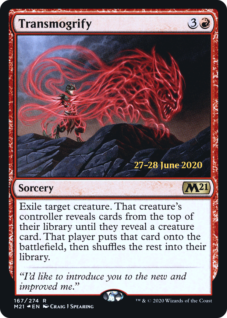 Image of Transmogrify (PRE-167) - Core Set 2021 Promos Foil
