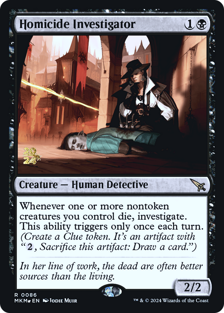 Image of Homicide Investigator (PRE-086) - Murders at Karlov Manor Promos Foil
