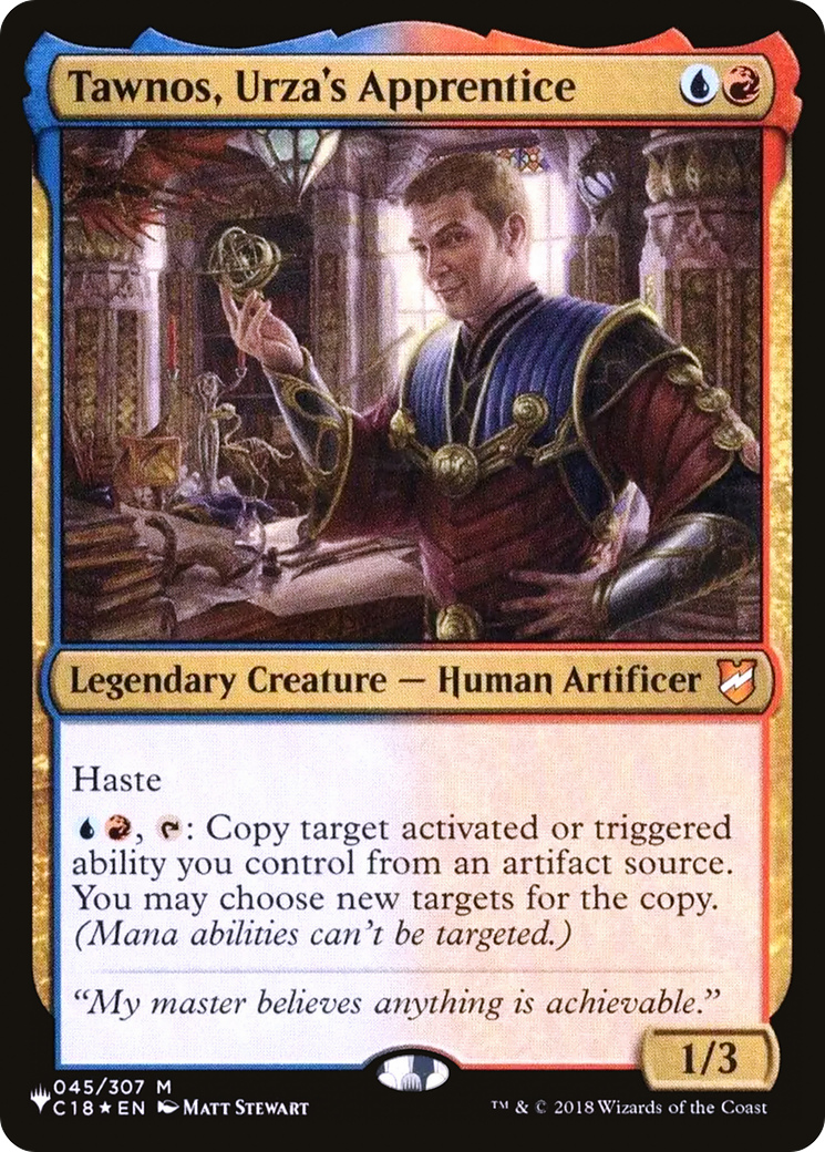 Image of Tawnos, Urza's Apprentice (LIST-C18-45) - The List