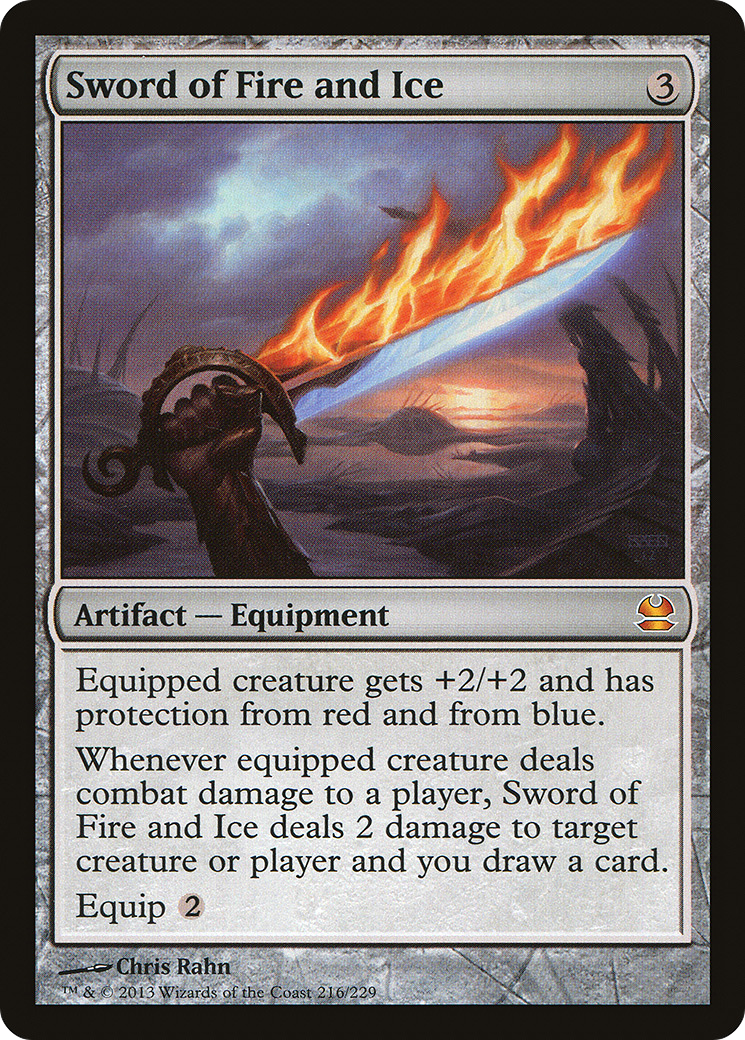 Image of Sword of Fire and Ice (MMA-216) - Modern Masters Foil