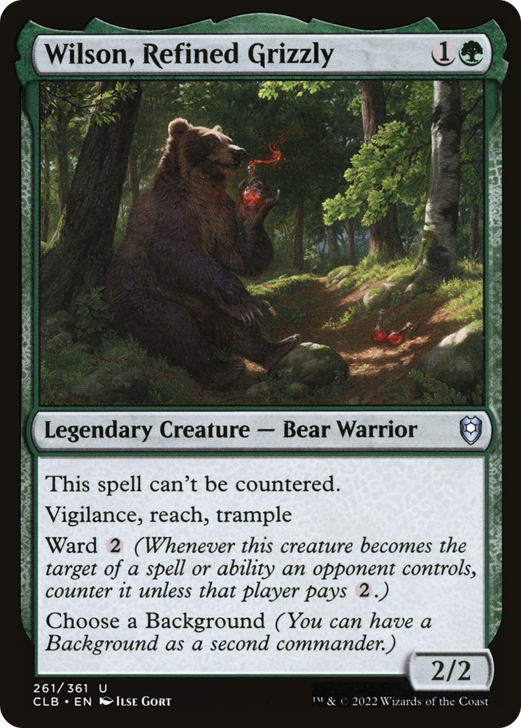 Image of Wilson, Refined Grizzly (CLB-261) - Commander Legends: Battle for Baldur's Gate