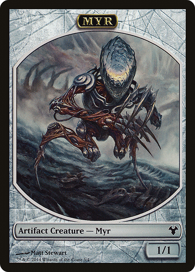Image of Myr // Spirit Double-Sided Token (MD1-3 // 2) - Modern Event Deck 2014 Tokens