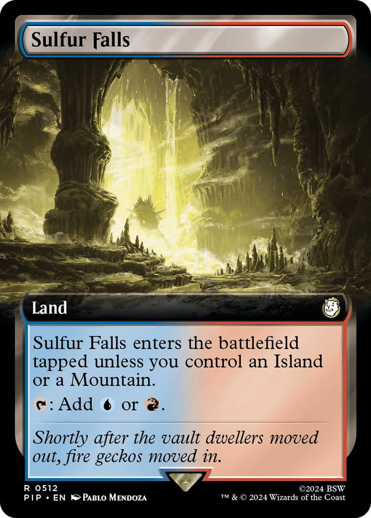 Image of Sulfur Falls (Extended Art) (PIP-512) - Fallout: (Extended Art) Foil