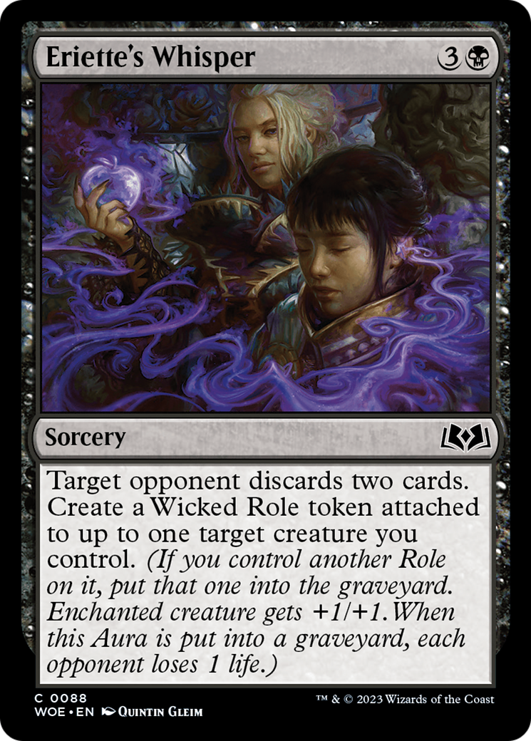 Image of Eriette's Whisper (WOE-088) - Wilds of Eldraine
