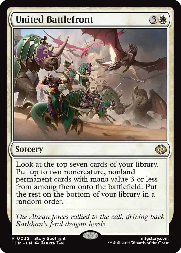 Image of United Battlefront (TDM-032) - Tarkir: Dragonstorm