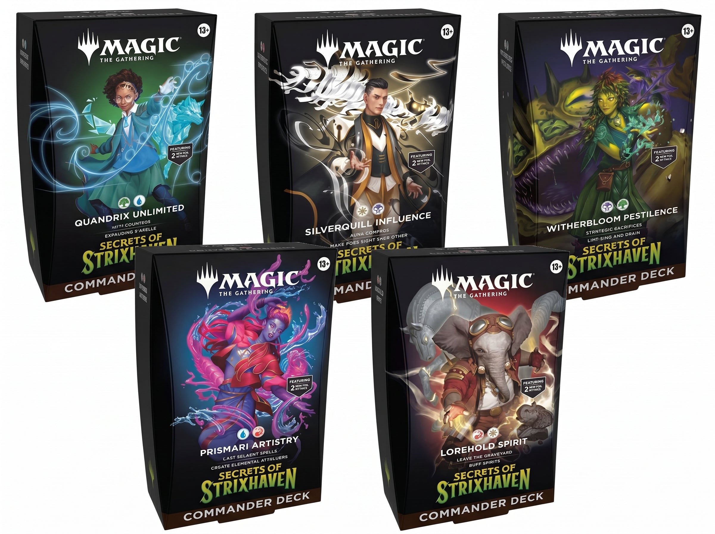 Image of MAGIC THE GATHERING: SOS SECRETS OF STRIXHAVEN COMMANDER DECKS