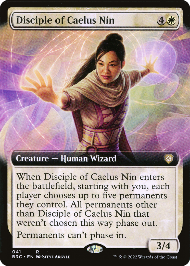 Image of Disciple of Caelus Nin (Extended Art) (BRC-041) - The Brothers' War Commander: (Extended Art)