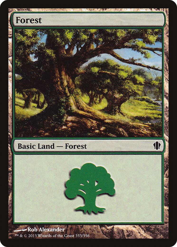 Image of Forest (353) (C13-353) - Commander 2013