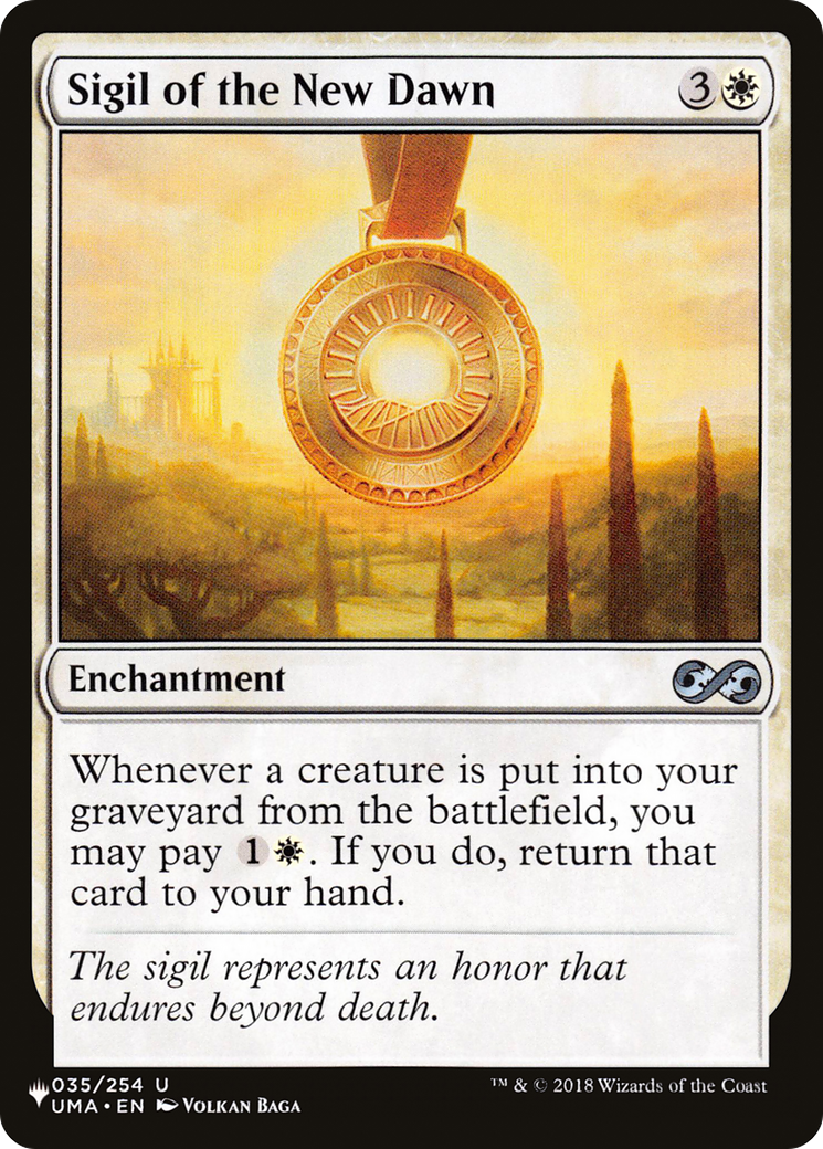 Image of Sigil of the New Dawn (LIST-UMA-35) - The List