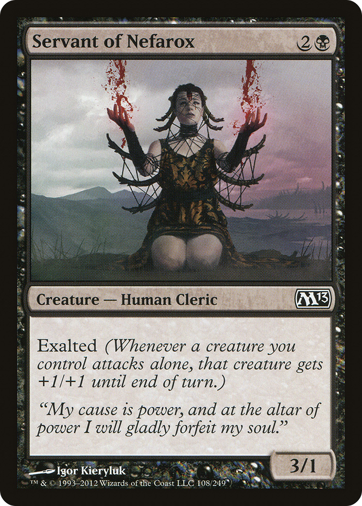 Image of Servant of Nefarox (M13-108) - Magic 2013