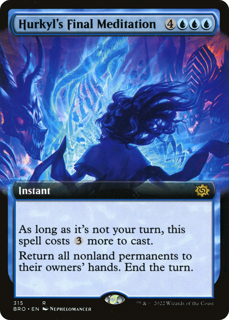 Image of Hurkyl's Final Meditation (Extended Art) (BRO-315) - The Brothers' War: (Extended Art)