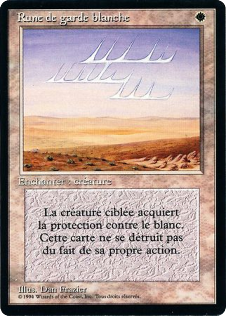 Image of White Ward (FBB-) - Foreign Black Border
